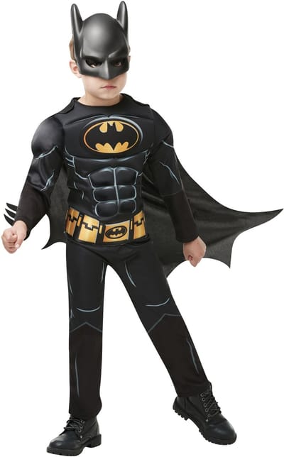 RUBIES FRANCE - Batman luxe jongenskostuum met masker - 128/140 (9-10 jaar)