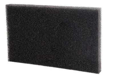 Filterschuim 100x50x3 cm middel - zwart