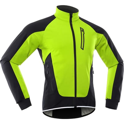 Heren Fietsjack Waterdicht Winddicht Thermisch Fleece Fietstrui MTB Fietsen Hardlopen Herfst Winter Jas M