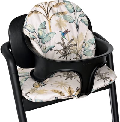 Stoelverkleiner - Geschikt voor Cybex Lemo Kussenset - Kinderstoel Verkleiner - Perfecte Pasvorm - 3 Delig - Extra dik - Geplastificeerd - Jungle