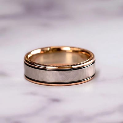 Charm Paar Ringen Mannen Roestvrij Stalen Ringen Steentjes Zirkoon Vrouwen Wedding Band Ringen Set Valentijnsdag Sieraden 6 gray