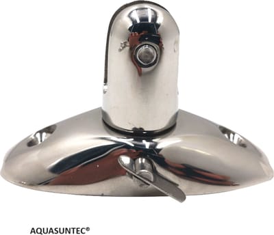 Aquasuntec | RVS Biminitop Beugel Snelle Demontage | RVS 316 Boot Bevestiging Hoogglans Zoutwaterbestendig