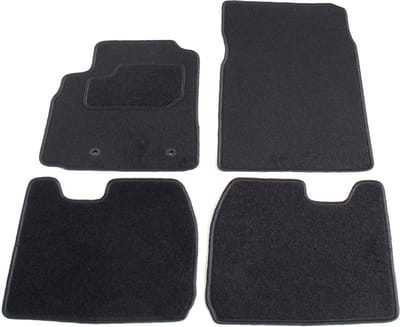 Automatten op maat - zwart stof - geschikt voor Toyota Yaris 1999-2005 3-deurs