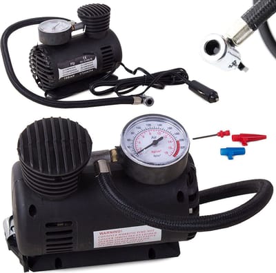Mini Compressor - Automatische Compressor - 12V - Via Sigarettenaansteker