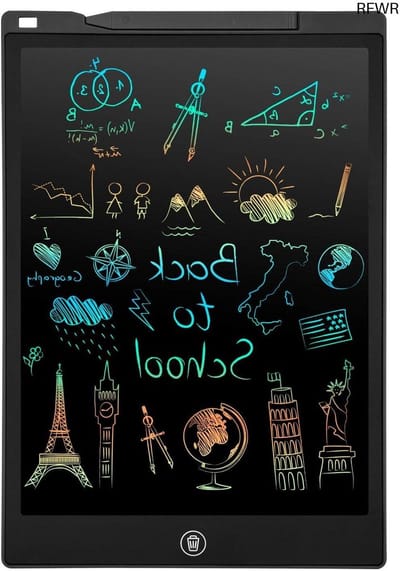 RFWR® Grafische Schrijftablet 30,5 cm - Digitale Tekenbord voor Kinderen en Volwassenen, Draagbaar en Afwasbaar