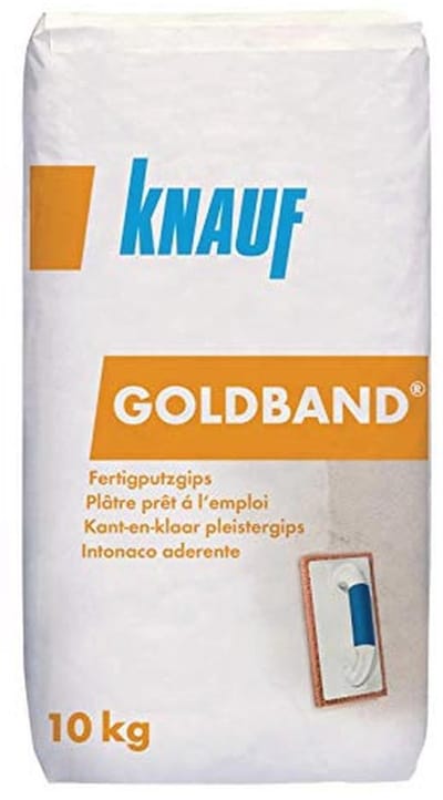 Kant-en-klare gips ondergrond voor behang en tegels - 10 kg hoogwaardige spatel massa voor binnenwanden