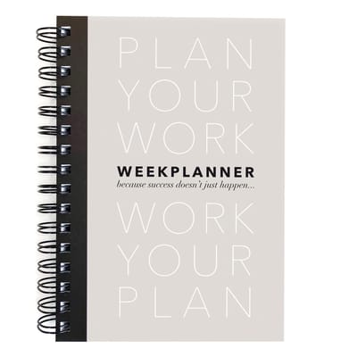 Vormgevoel - Planner Plan your Work A5 + kaart - Weekplanner - TODO Planner