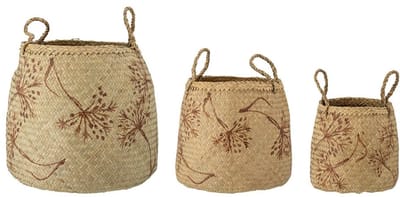 Bloomingville Opbergmand Molli Set van 3