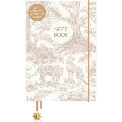 Pimpelmees Notitieboek Mono Leopard Warm Nude
