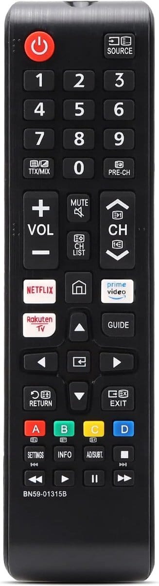 ARKAIA Universele geschikt voor Samsung Smart TV BN59-01315B afstandsbediening - Geschikt voor alle Samsung Smart televisies - NEO - QLED