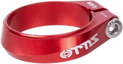 Fietszadelklem - Zadelpenklem - Fietsen Monteren - Hoge Sterkte - 349 mm - Rood