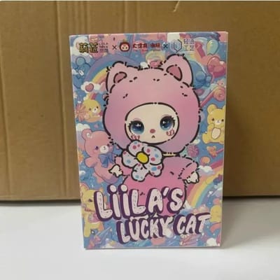 Op voorraad Liila Gelukskat Blind Box Lila Gelukskat Pluche Speelgoed Trendy Speelgoed Schattig Grappig Ornament Bureau Mysterie Box Baby Verjaardagscadeau A Whole Box Of 8pcs