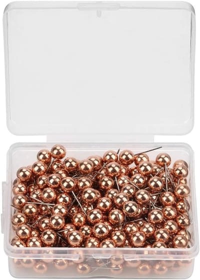 200 Stuks Ronde Plastic Duimspelden voor Prikborden - Duurzame en Lichtgewicht Spelden voor Decoratieve DIY Projecten en Kaarten