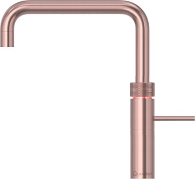 Quooker Fusion Square met COMBI+ boiler en CUBE reservoir 5-in-1-kraan rosé koper