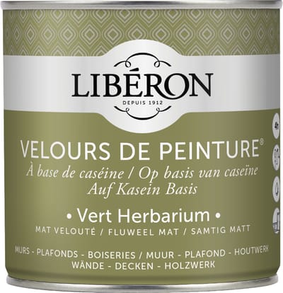 Liberon Velours De Peinture Muurverf - Mat - Vert Herbarium - 0,5l