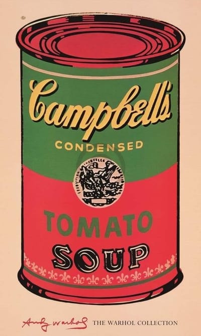 Andy Warhol - Campbell's Soup - Kunstdruk - 60x100 cm