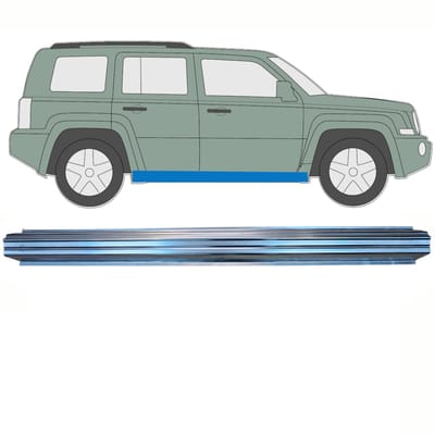 Reparatie dorpel voor Jeep Patriot 2006- / Links = Rechts (symmetrisch)