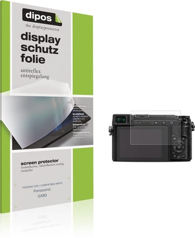 dipos – 4x Matte Beschermfolie geschikt voor Panasonic GX80 | Krasbestendige & antireflecterende Screenprotector Ultra-Thin