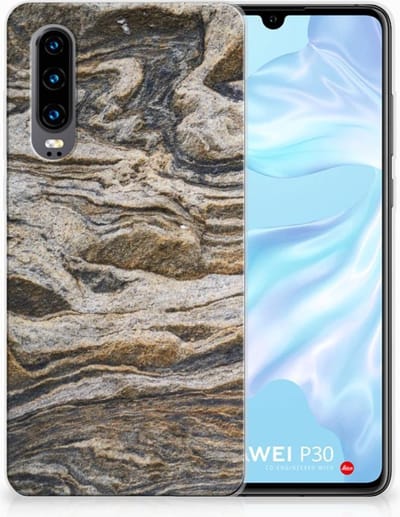 Huawei P30 TPU Siliconen Hoesje Steen