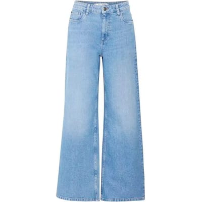 Hoge taille wijde jeans voor dames Pulz Jeans Melrose