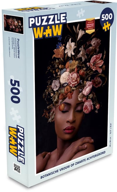 Puzzel Boeket - Vrouw - Make up - Legpuzzel - Puzzel 500 stukjes