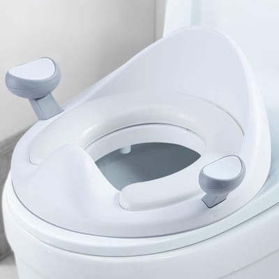 Kinder Toiletverkleiner - Zindelijkheidstrainer - Zindelijkheidstraining - Met Rugleuning - Wit