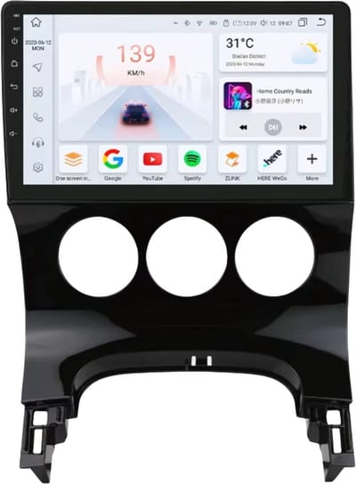 Autoradio met bluetooth - Carplay - Voor Peugeot 3008 (2009-2015) - Geschikt voor Apple en Android - Stereo - Navigatie - Navigatiesysteem auto - 3GB 32GB
