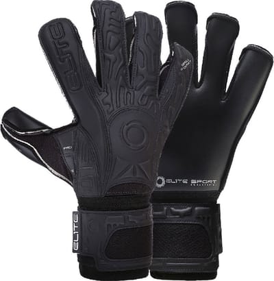 Elite Sport Black Solo Keepershandschoenen - Zwart | Maat: 7