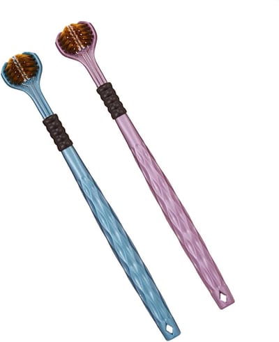 Reistandenborstel - Driezijdige borstel - Mondhygiëne - Innovatief driehoekig ontwerp - 19 cm - Blauw