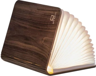 Gingko Smart Booklight Lamp - Oplaadbaar - Walnoot