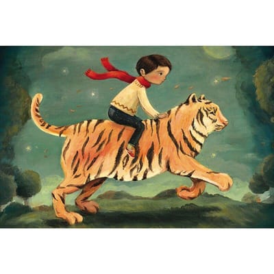 Peinture Diamant DIY  Dessin Animé Enfants Animal Chevalier  Broderie Point de Croix Mosaïque Décoration 20X30CM beige