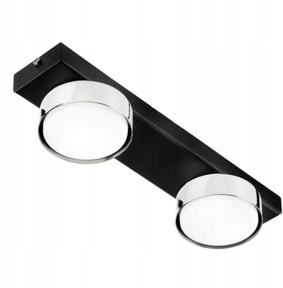 Plafondlamp LED GX53 Zwart Chroom Loft Stijl - 30cm