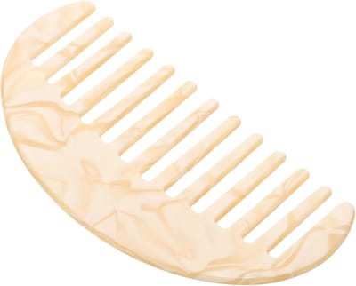 Haarkam Stylingkam - Krulkam Douchekam - Haar Ontklitten - Antistatisch Brede Tanden - 9.2 x 4.5 cm - Zwart