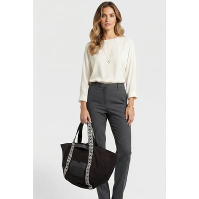 Coccinelle Large Tote Bag In Black Maat: OS | Handtassen Outlet | Dames | Zwart