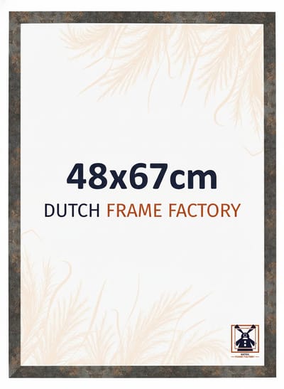 Fotolijst 48x67 cm - MDF - Geoxideerd Metaal - Benno
