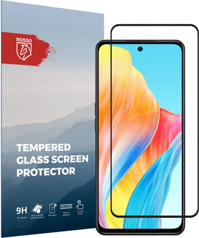 Rosso 9H Tempered Glass Screen Protector Geschikt voor Oppo A98 | Glasplaatje | Beschermlaag | Beschermglas | 9H Hardheid