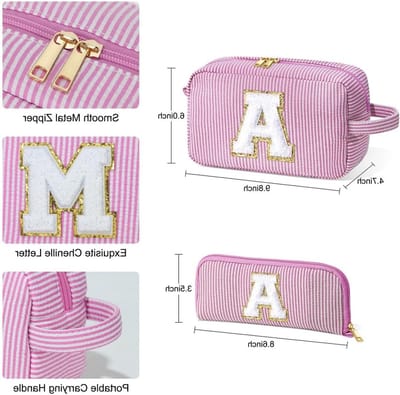 Grote Reistas voor Make-up en Toilettas met Scheidingswand, Ideaal voor Vrouwen en Meisjes, Perfecte Cadeau-optie voor Verjaardagen, Roze Kleur