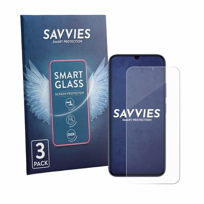 3 Stuks Savvies Screenprotector - geschikt voor realme C100x - beschermfolie glas transparant