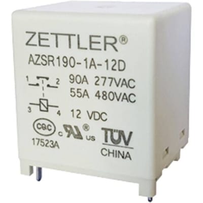 Zettler Electronics AZSR190T-1A-24DL Printrelais 24 V/DC 100 1x NO 1 stuk(s)