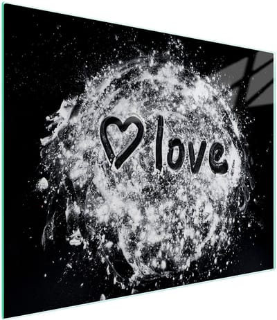 TMK ArtDeko - Snijplank - Glas - 52x30 cm - Hart