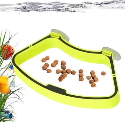 Voederbak Aquarium - Visvoer Houder - Vis Voeren - Verbeterde Waterkwaliteit - 7 x 3 x 1 cm - Sector