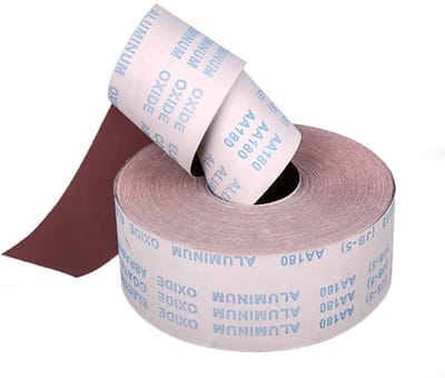 Dailygoods- Schuurpapier 95mm x 1m - Schuurpapier Fijn - Schuurpapier Set - Schuurpapier voor Houtbewerking - Schuurpapier voor Metaal - Zachte Textuur - Schuurrol