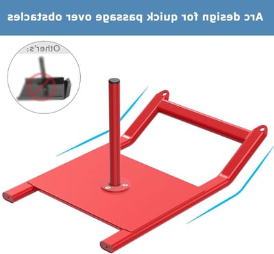 Gewichtsled, Fitness Sled voor Krachttraining, Speed Training en Atletische Oefeningen met Weerstandsvest, Geschikt voor Gras en Diverse Ondergronden