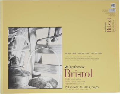 Bristol Smooth Pad 300-serie - 19" x 24" - Perfect voor Tekeningen & Kunstwerken
