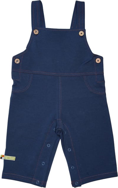 Baby Broek - Tuinbroek Jongens - Comfortabel Spelen - Biologisch Katoen - Tot 92 - Denim Look