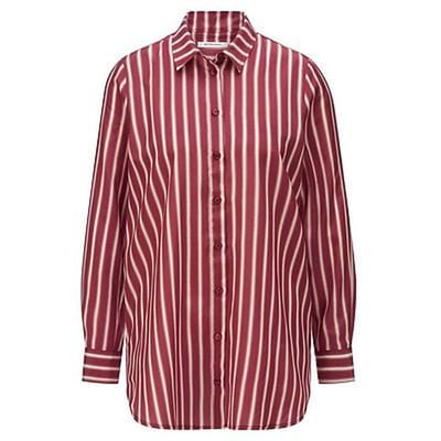Lange blouse Van Peter Hahn rood