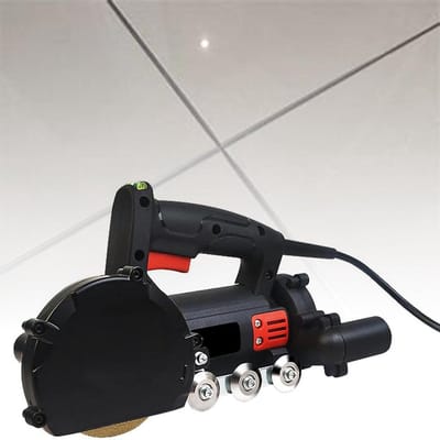 Tegelvoeg Reiniger - Voegmachine Elektrisch - Naden Reinigen - Ingebouwd Stofopvangapparaat - 30 CM - Grijs