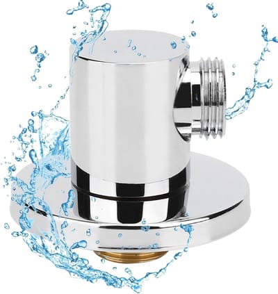 Universele 1/2 Inch Chromen Slangverbinder voor Badkamer, Muurbevestiging en Doucheaccessoires, Ideaal voor Douche- en Sanitairsystemen