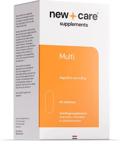 New Care Multivitamine - dagelijkse aanvulling - 60 tabletten - vegetarisch