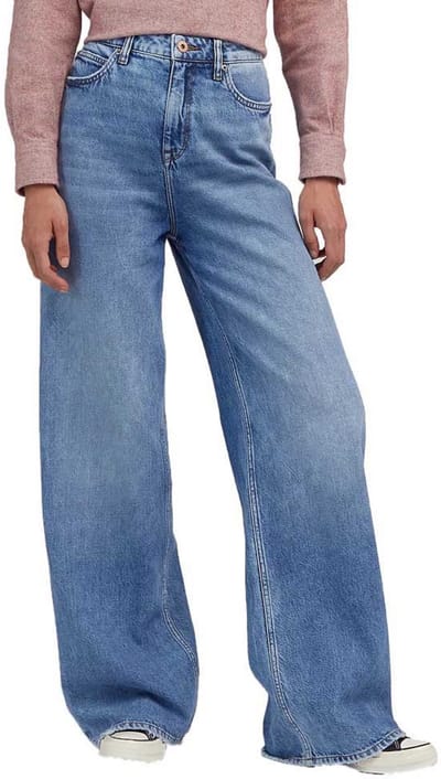 Lee Stella A Line Wide Leg Fit Spijkerbroek Blauw 26 / 29 Vrouw